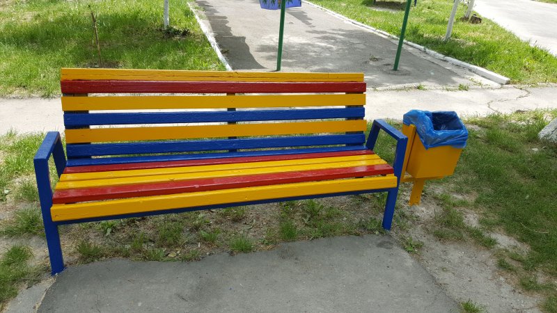 Скамейка на участок в ДОУ
