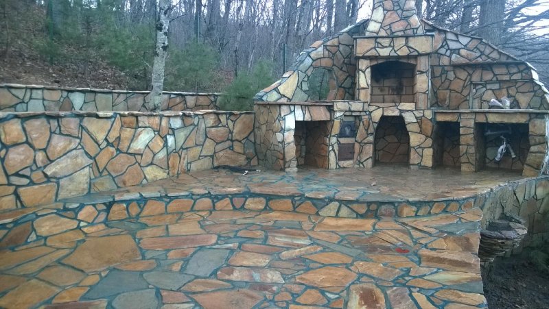 Беседка из Бута с мангалом (44 фото)