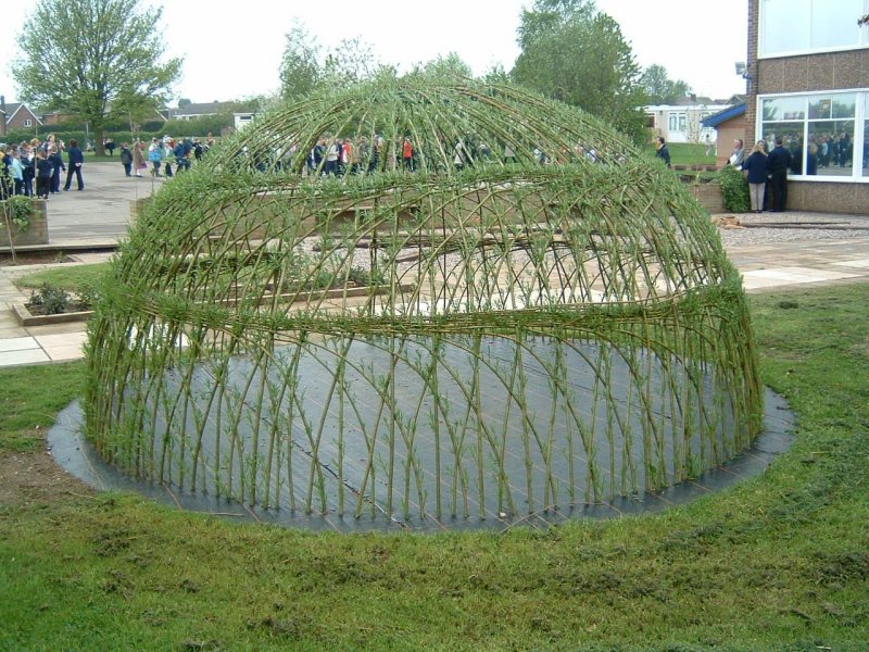 Плетеная Ива беседка