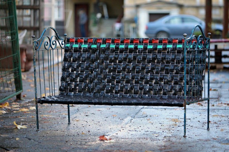 Изделия из старых железных кроватей