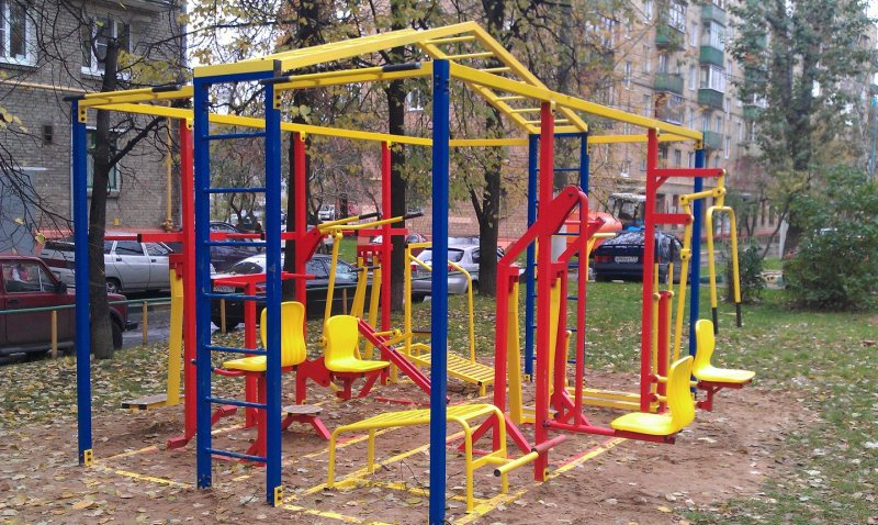 Детская спортплощадка (49 фото)