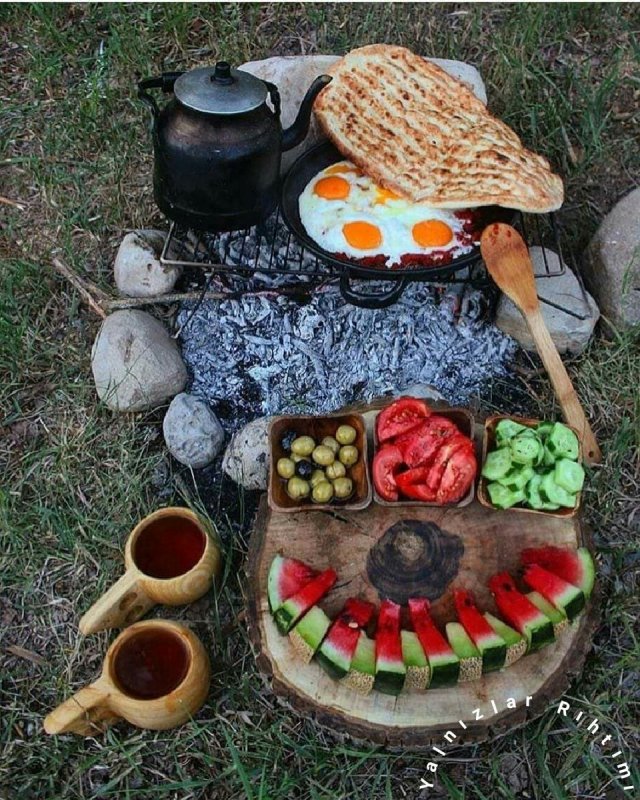 Продукты для пикника на даче
