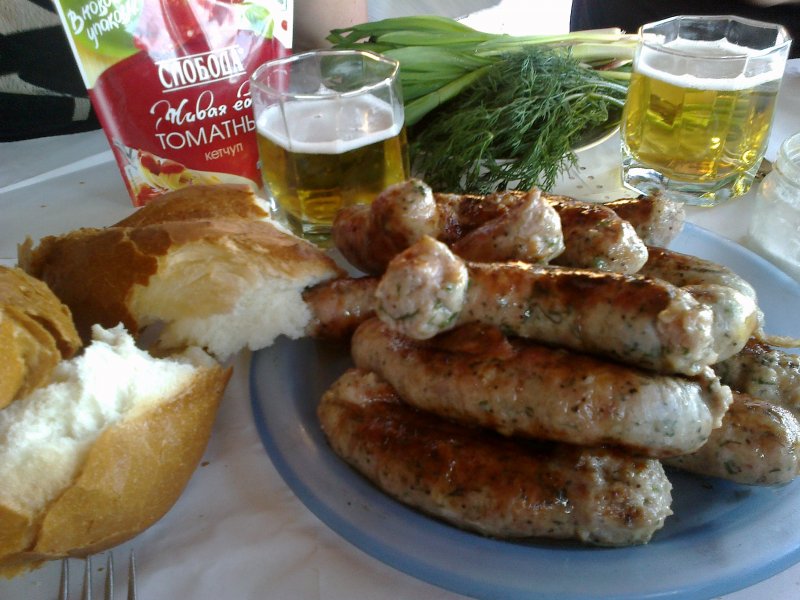Банька пиво шашлычок