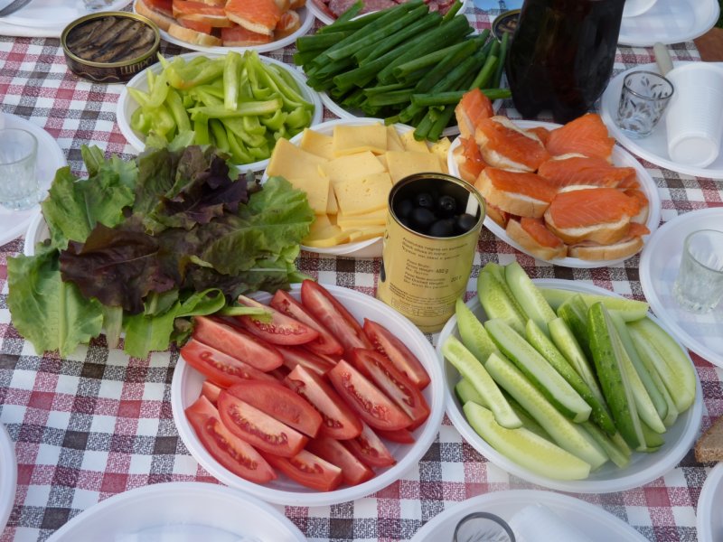 Закуски к шашлыку