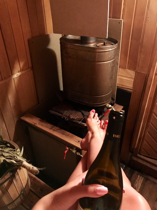 Алкоголь в бане