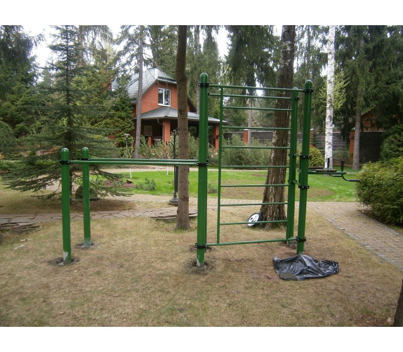 Турник уличный с брусьями СВС-75