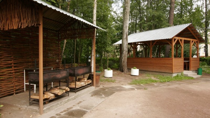Гостиница Лось мангальная зона