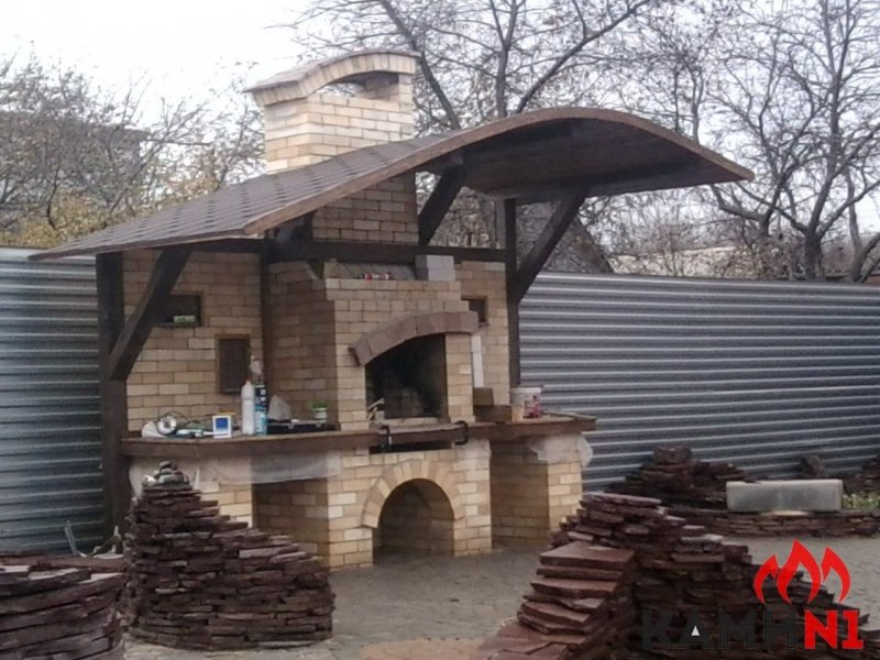 Уличный комплекс помпейская печь тандыр