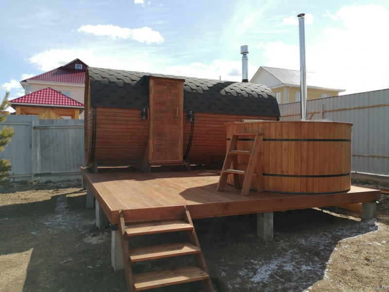 Бочка для бани купель