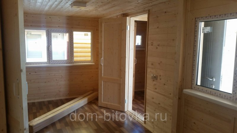 Вагончик для дачи внутри