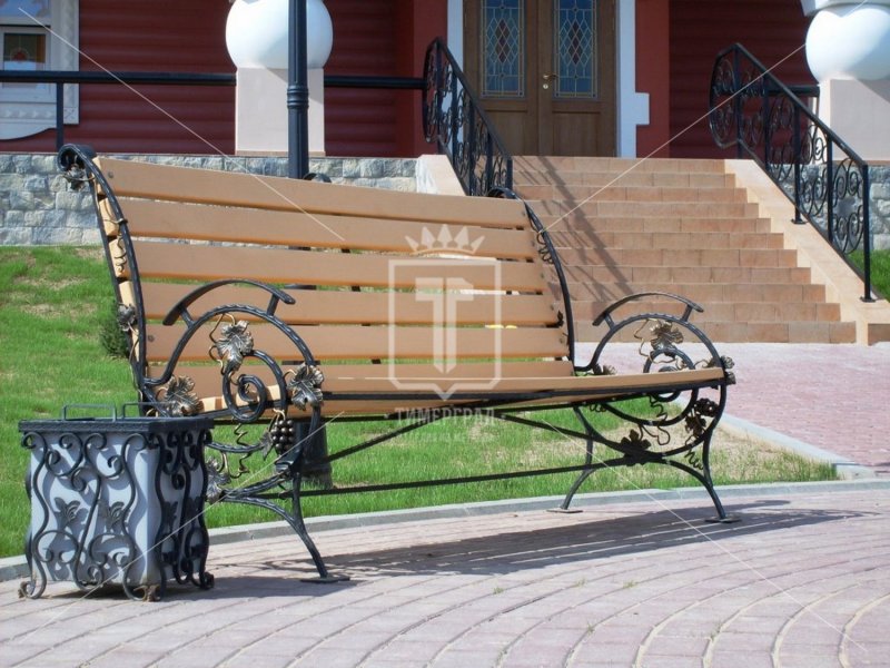 Уличные скамейки ковка