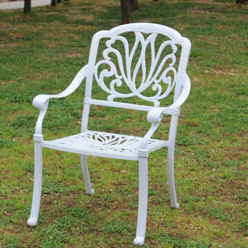 Белая мебель из литого алюминия Rimini 6 White