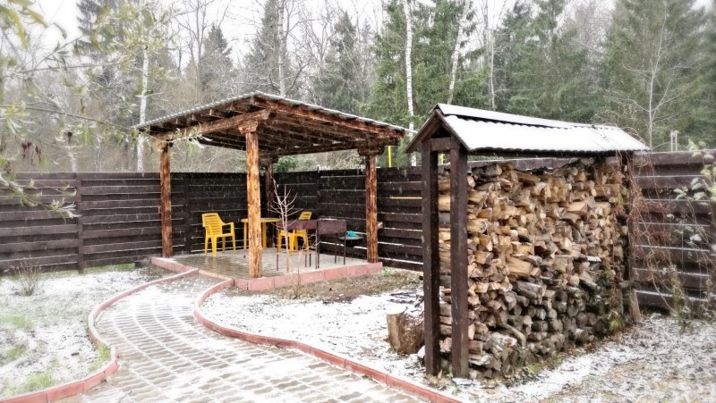 База отдыха с беседками и бассейном