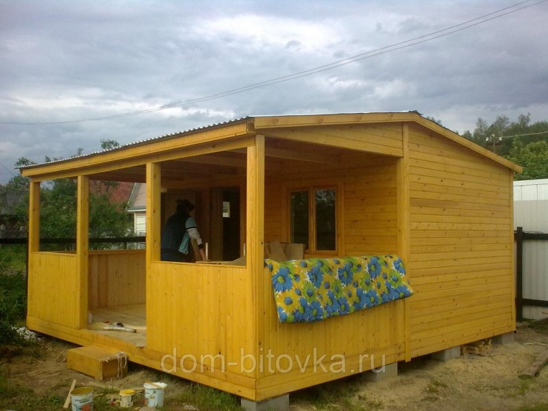 Вагончик с террасой