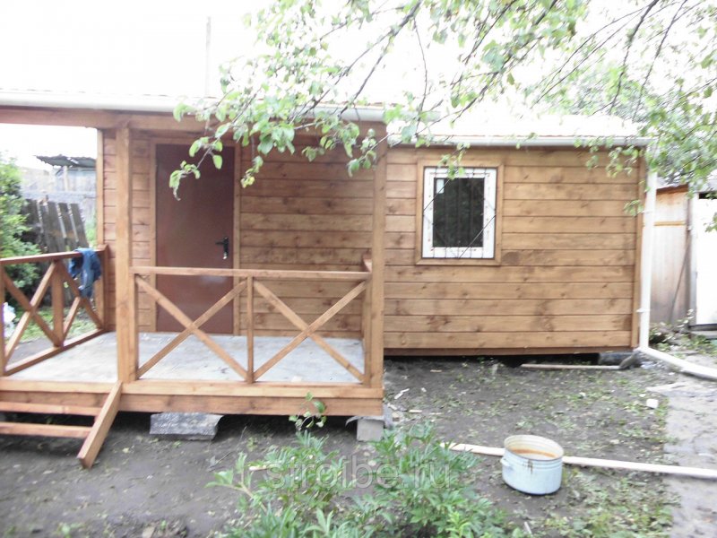 Садовый домик 3x 6 с терас