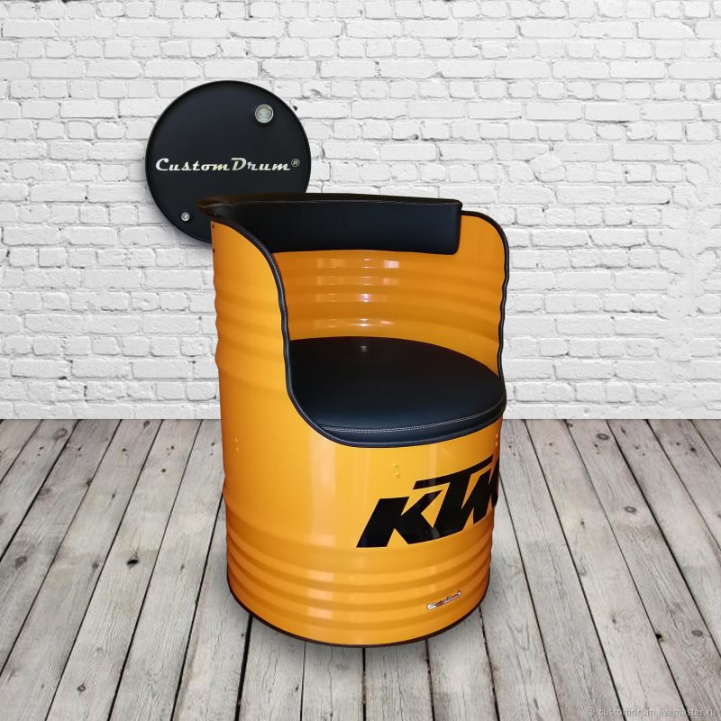 Кресло из бочки