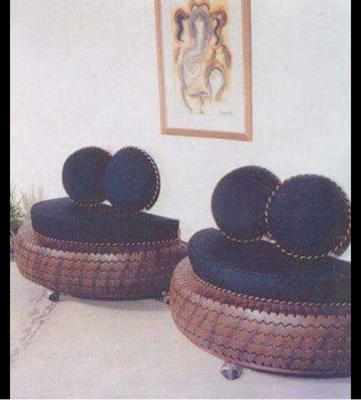 Стулья из шин
