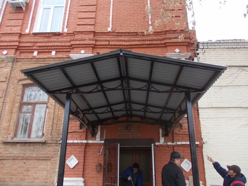 Козырек 2 скатный