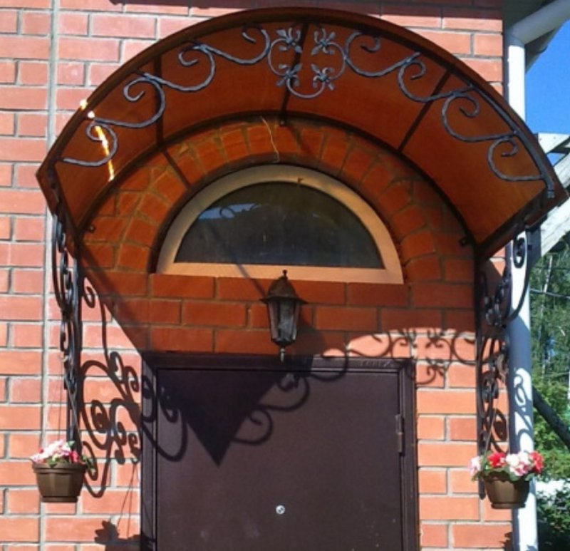 Козырек ковка