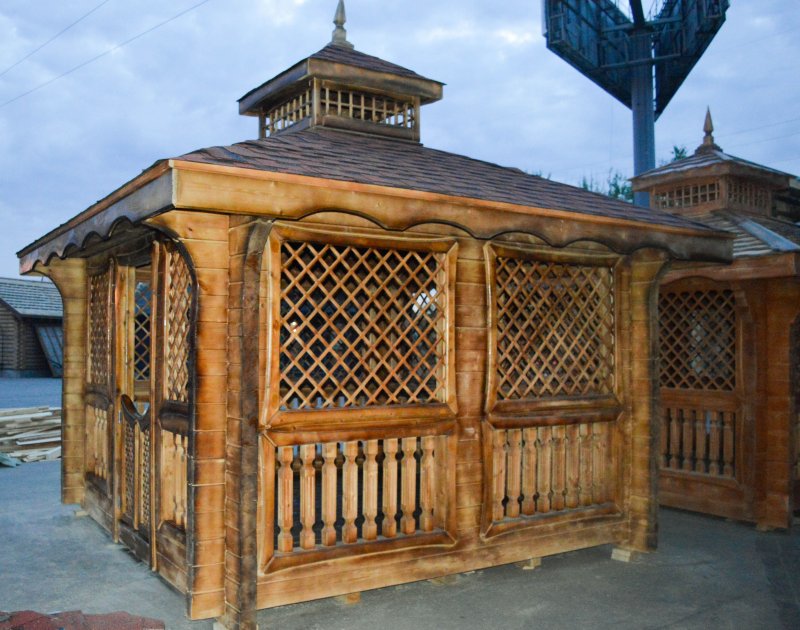 Декоративные беседки из дерева