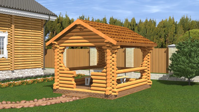 Беседка Терем 6х4