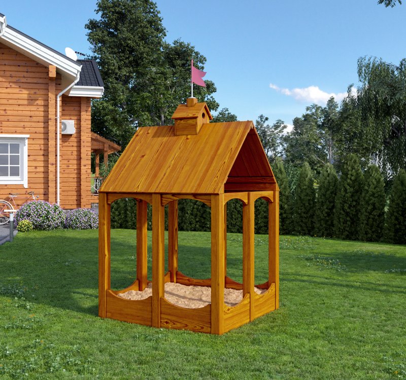 Детские деревянные песочницы