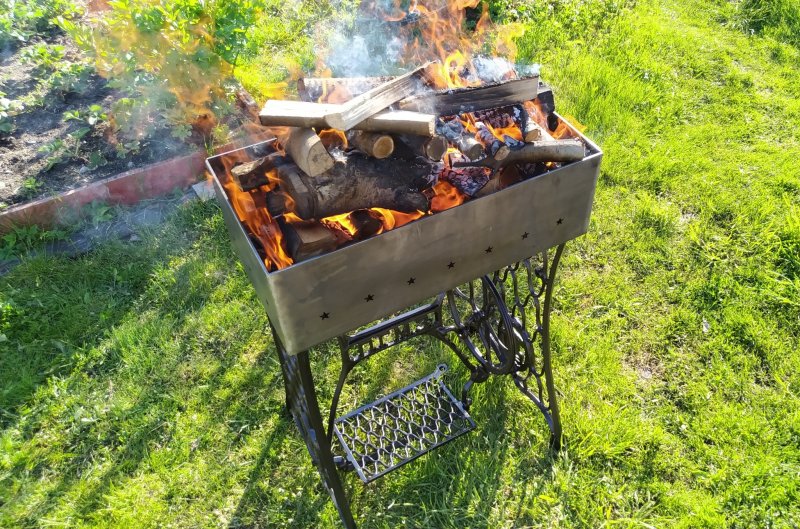 Мангал из банки от пива
