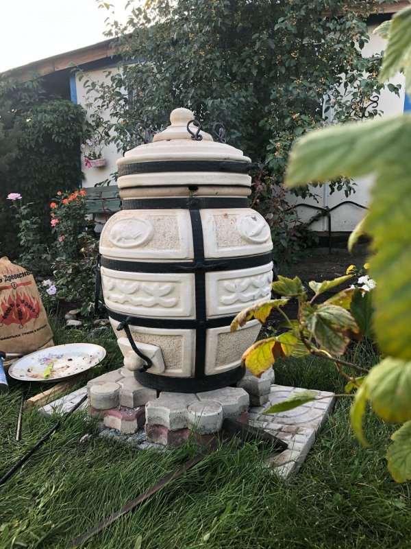 Тандыр в ландшафтном дизайне
