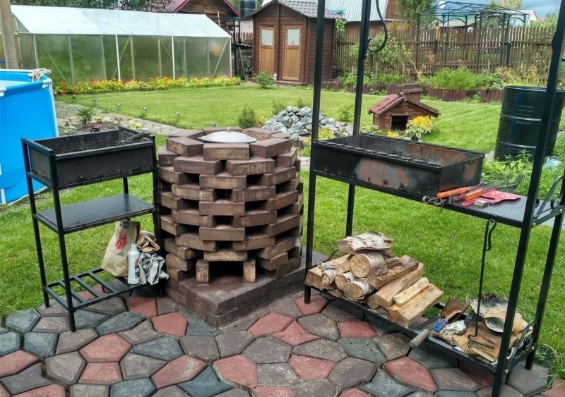 Зона для барбекю и шашлыка