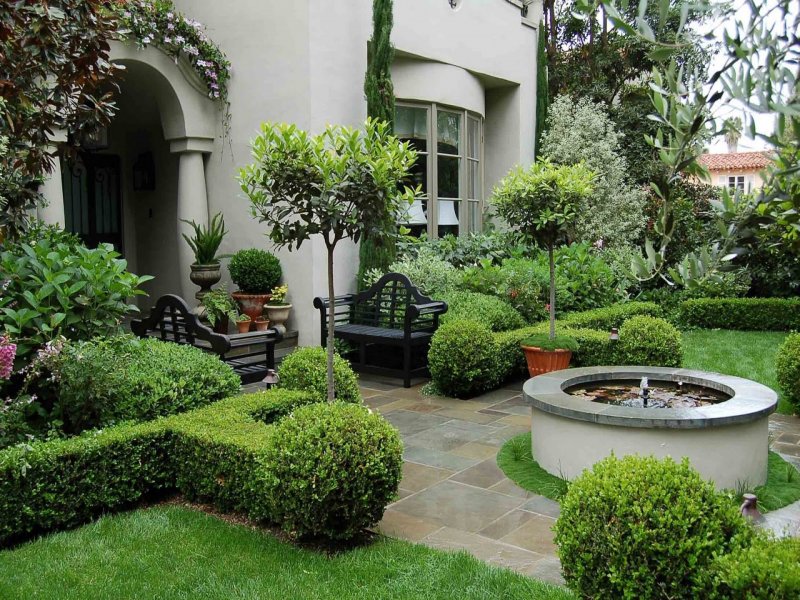Скандинавский сад Front Yard