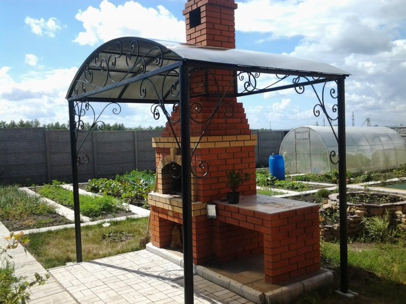 Беседка с тандыром