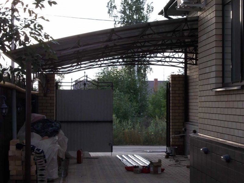 Гараж из бруса
