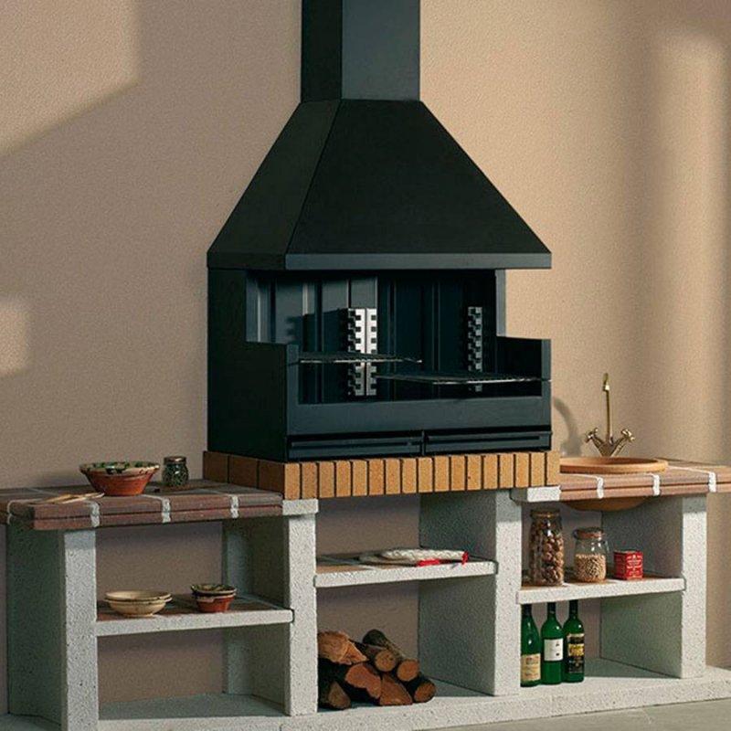Дровяной гриль-камин Suomi Grill Fireplace