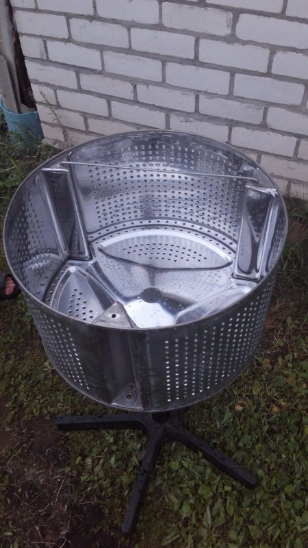 Барбекю из барабана от стиральной машины