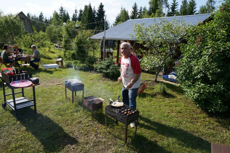 Шашлыки на даче