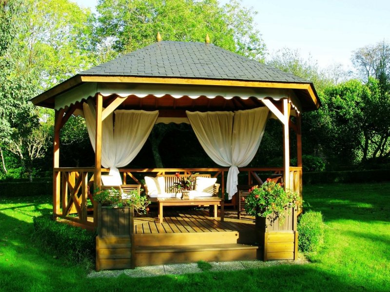 Беседка брусовая Gazebos