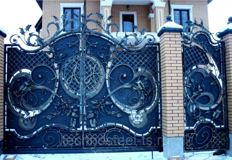 Metallica_birsk ворота кованные
