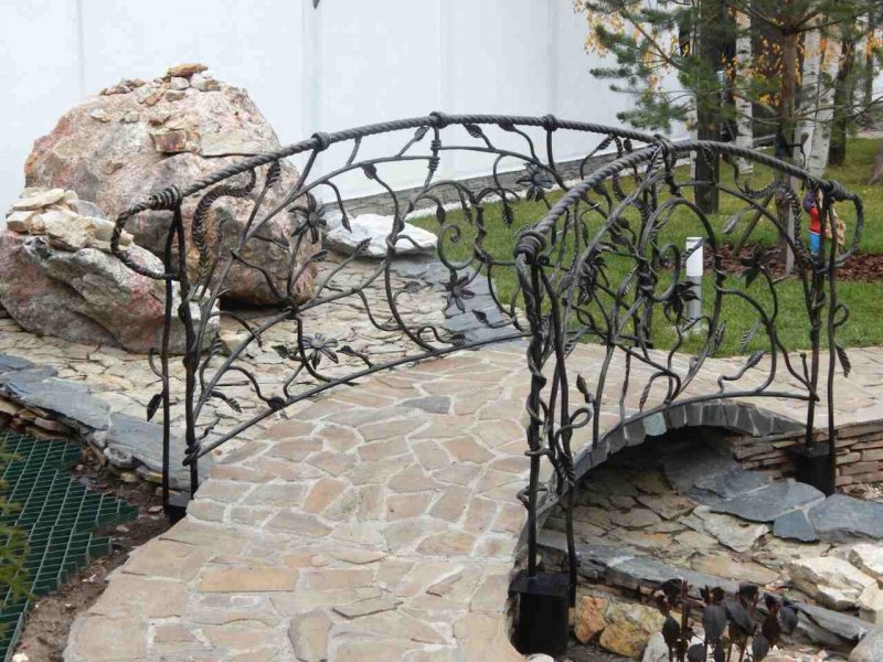Кованые изделия в экстерьере
