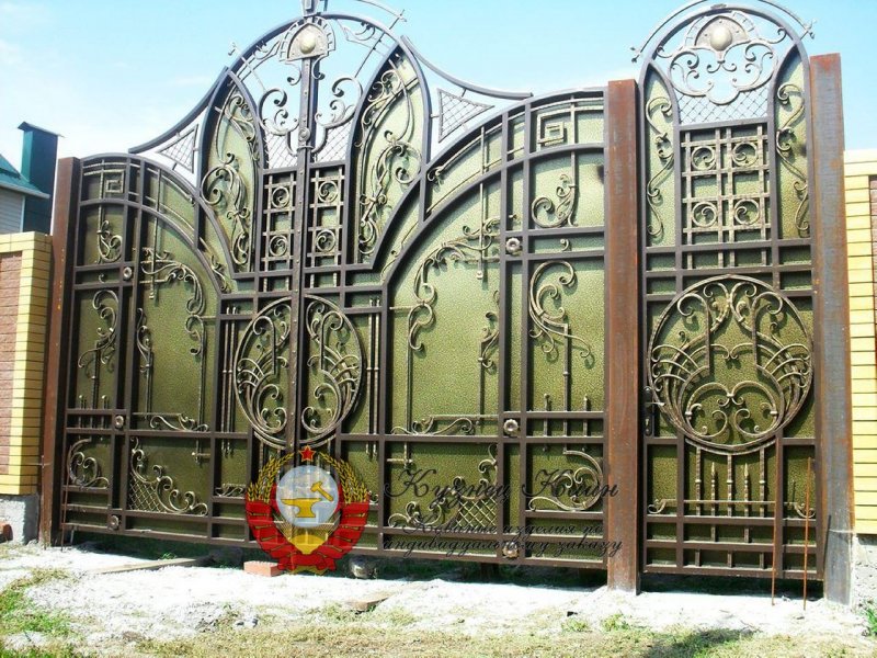 Кованые ворота v-070 (1 кв.м.)