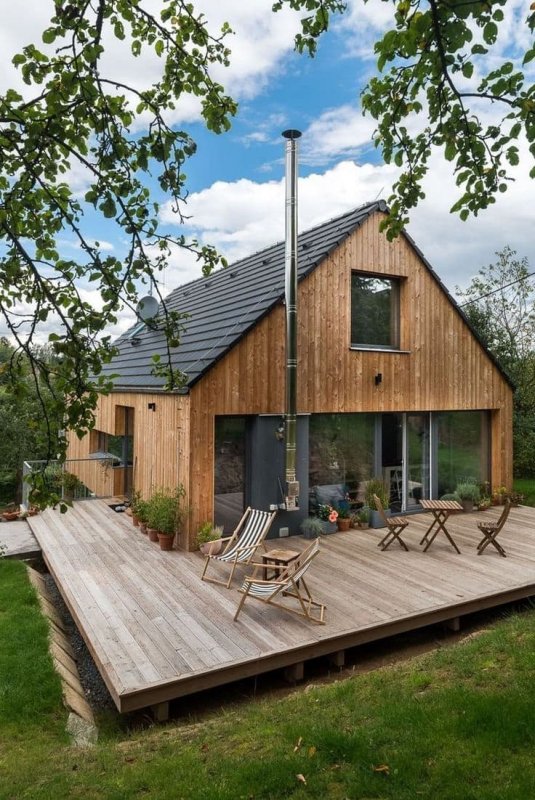 Barn House с террасой