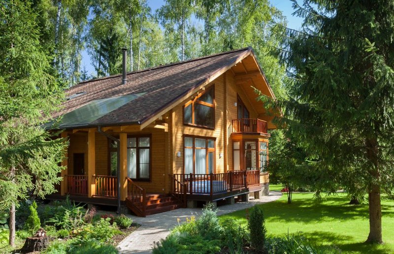 Проект Скандинавия из клееного бруса