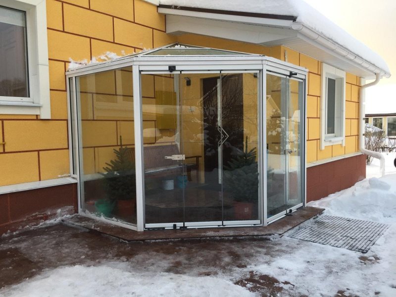 Окна в пристройке к дому