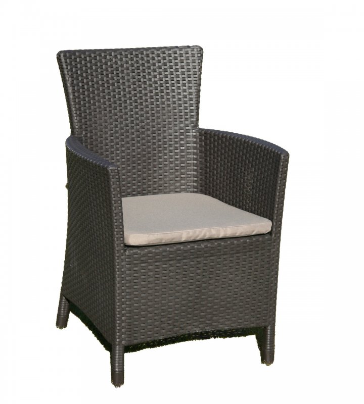 Кресло из искусственного ротанга Promo 64*48*90см, цвет черный HYC-1704 Black