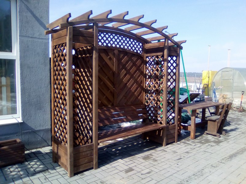 Пергола деревянная