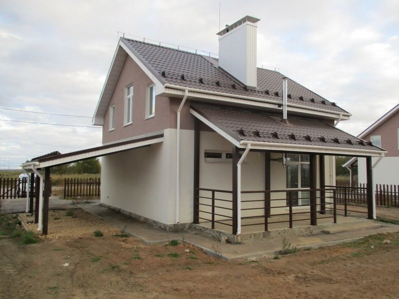 Навес из газобетона