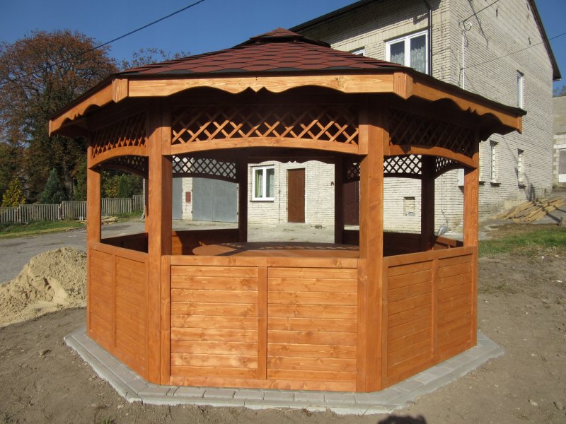 Восьмиугольная беседка