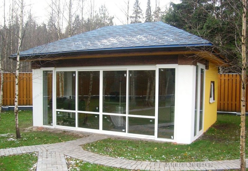 Стеклянная терраса