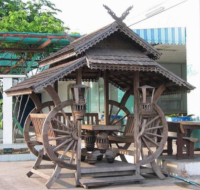 Круглая беседка