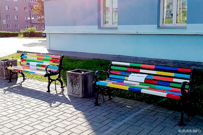 Скамейка на детскую площадку