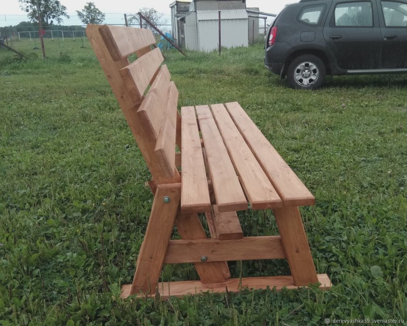 Скамья для сада своими руками
